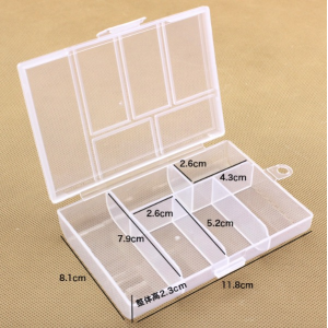 HR0309-22B Component Plastic box size  8.1x11.8x2.3cm